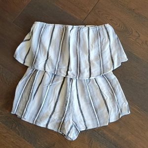 Striped romper